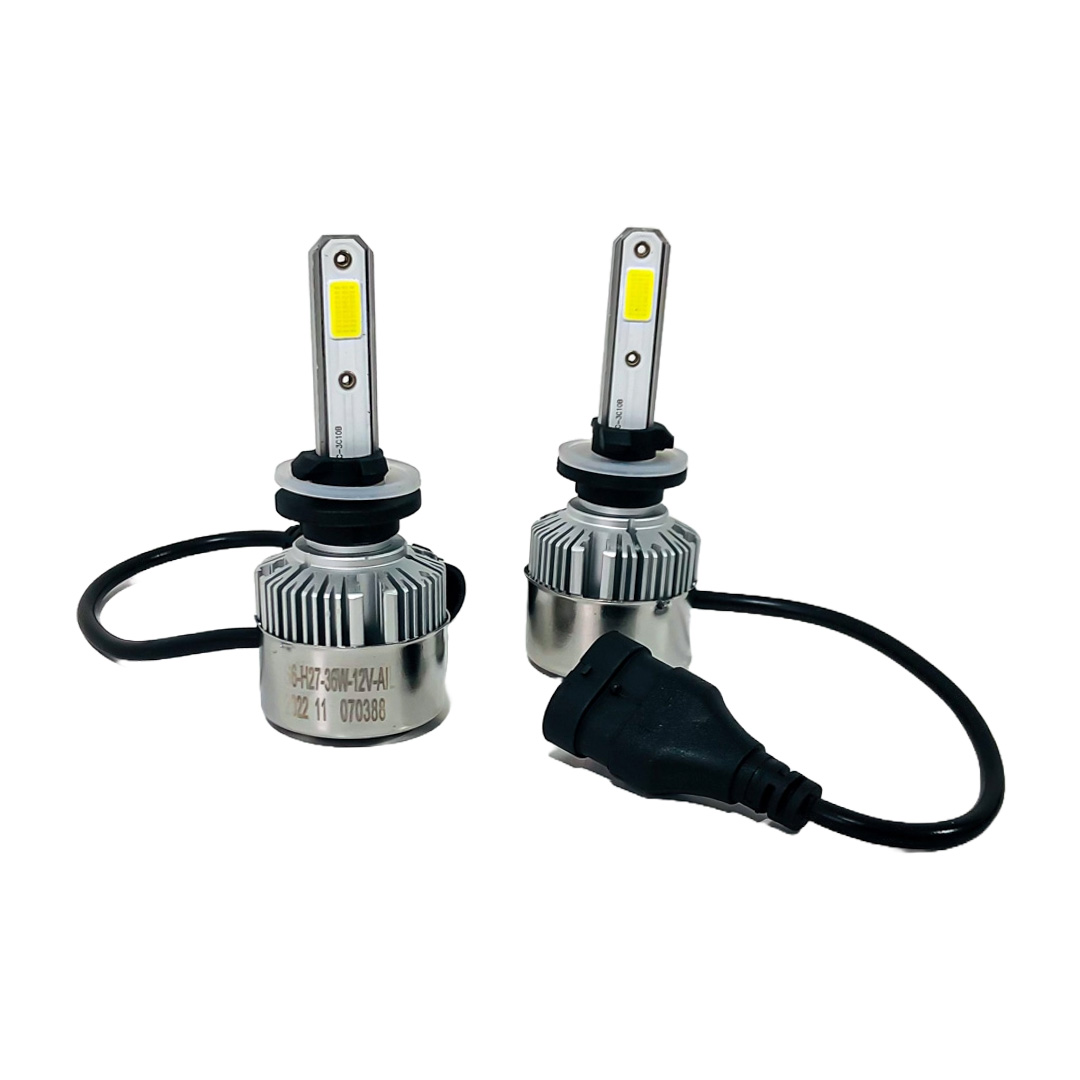 OFF ROAD KIT DE LED S6 HIGH DEFINITION H27 6 GEN 32000LM CHIP COB 12V CON COOLER - 2