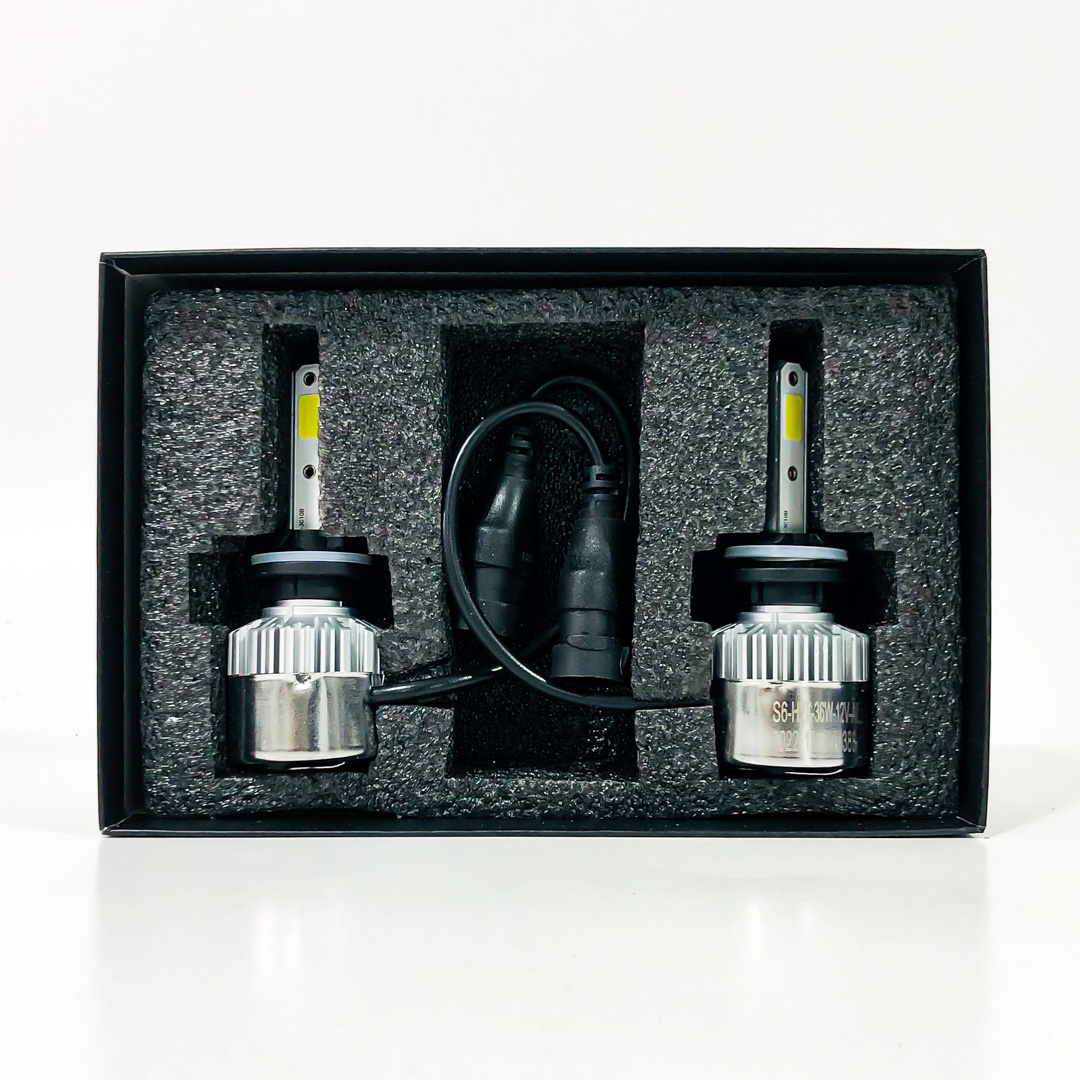 OFF ROAD KIT DE LED S6 HIGH DEFINITION H27 6 GEN 32000LM CHIP COB 12V CON COOLER - 4