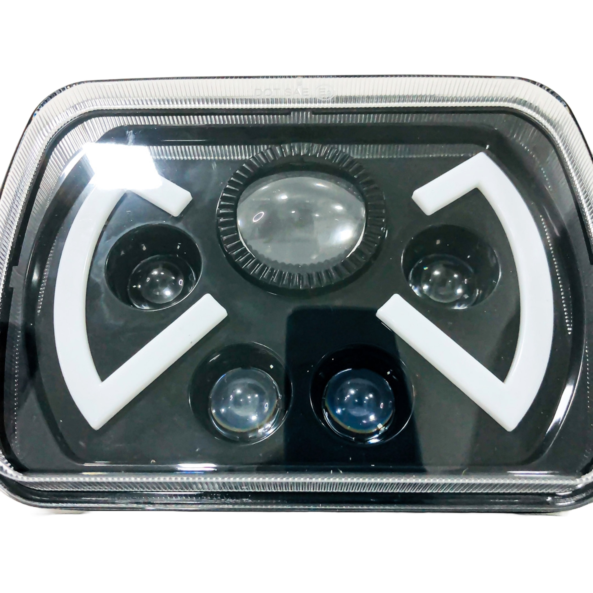 OFF ROAD FARO DE LED FARO LED RECTANGULAR 7' 45 WATTS 4 FUNCIONES. ALTA Y BAJA + DRL BLANCO Y AMBAR - 2