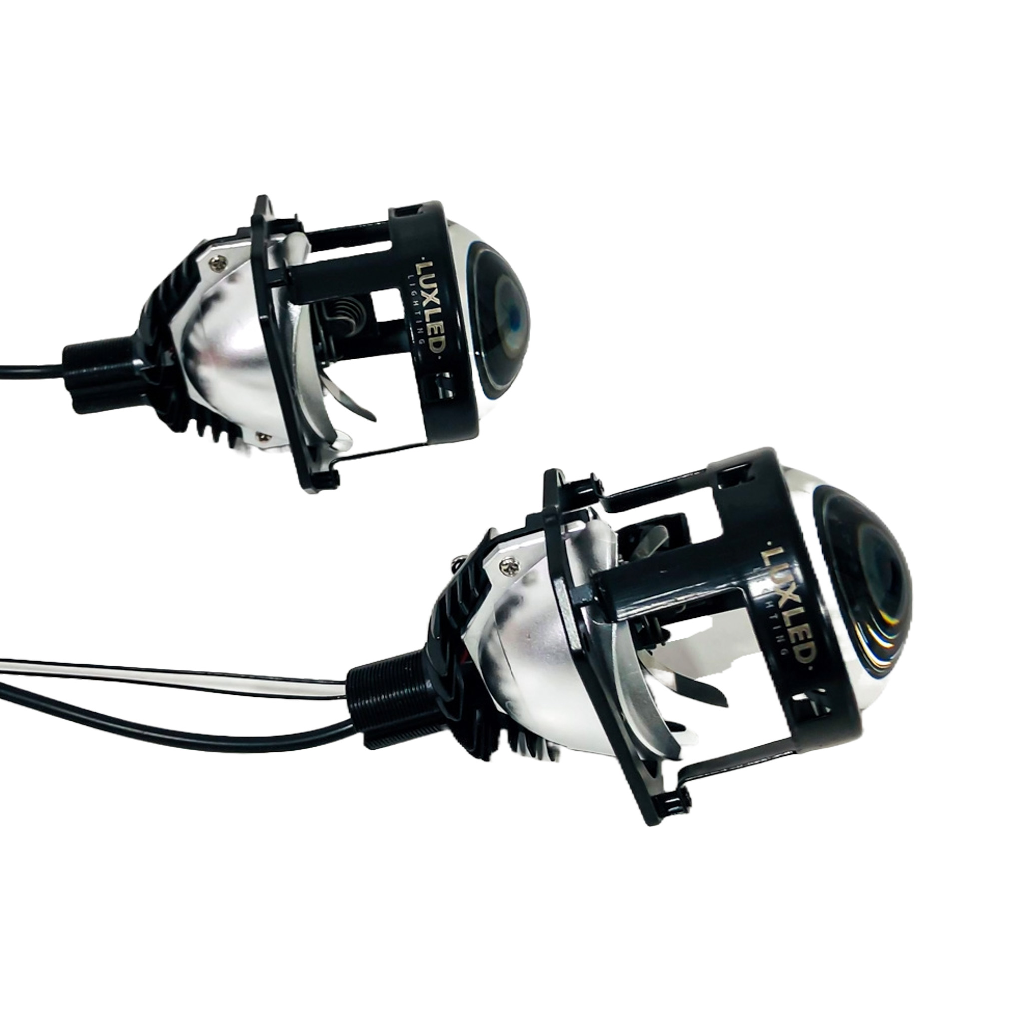 PROYECTOR LED LUPA JUEGO DE PROYECTORES LED 2,5" CON LUPA PARA INSTALAR EN OPTICA - 5