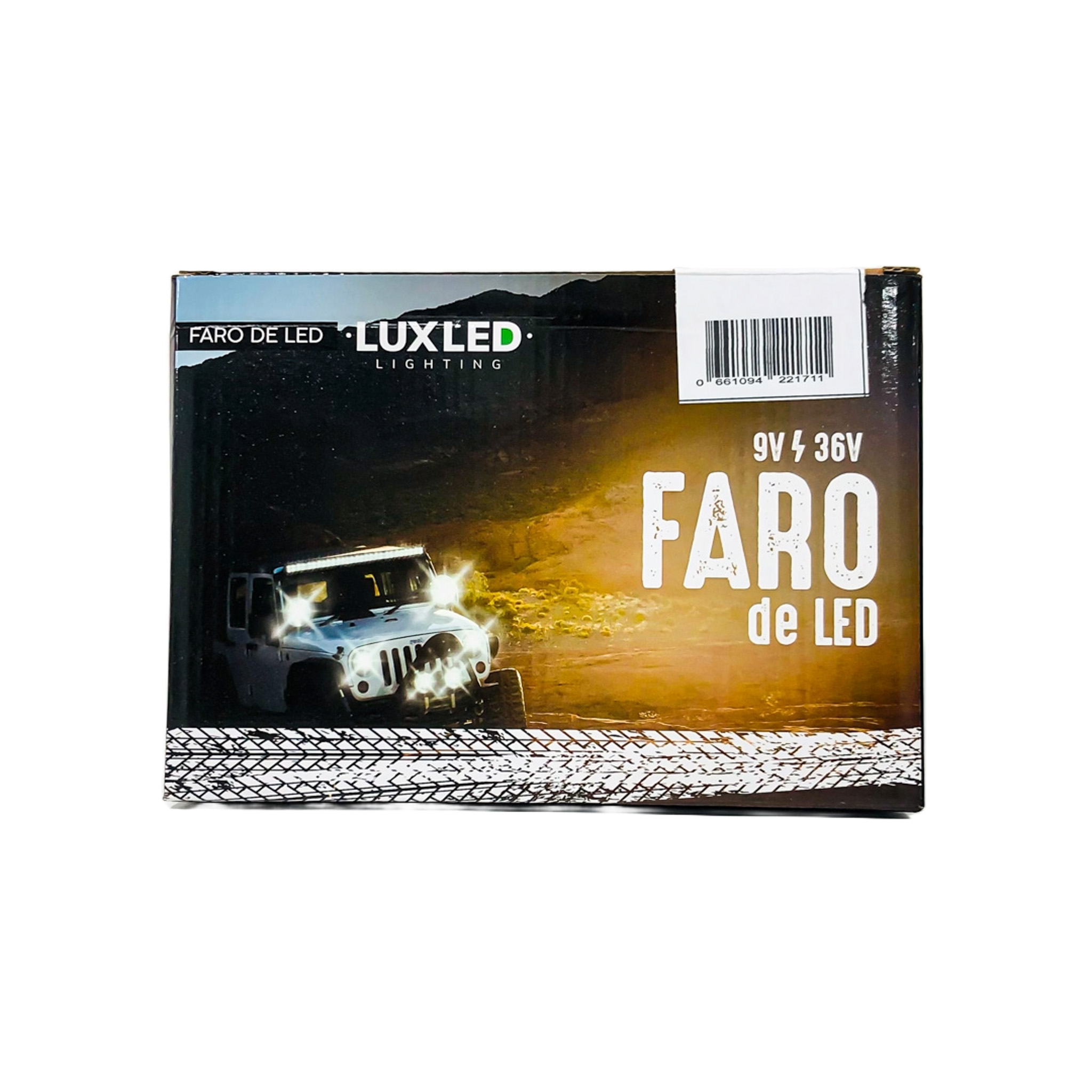 OFF ROAD FARO DE LED FARO LED RECTANGULAR 7' 45 WATTS 4 FUNCIONES. ALTA Y BAJA + DRL BLANCO Y AMBAR - 3