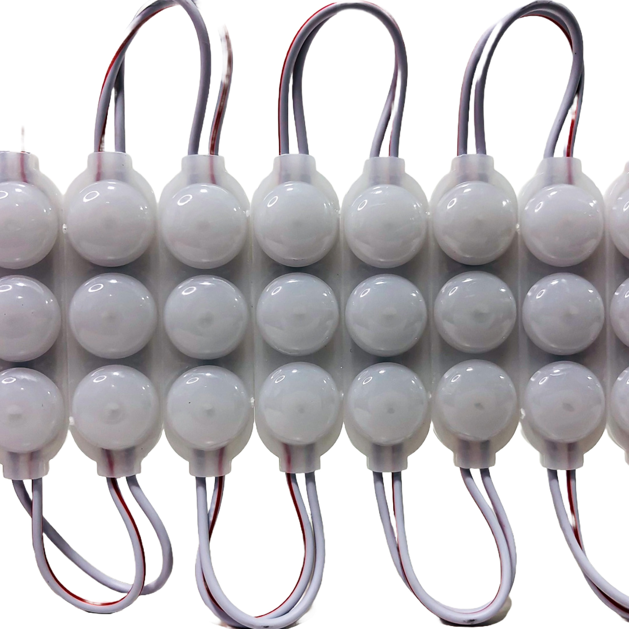 MODULO LED COB 3 LED COB CIRCULAR FUME AUTOADHESIVO 24V COLOR BLANCO 7CM X 1,5CM  CANTIDAD POR CAJA MASTER 2000 - 2