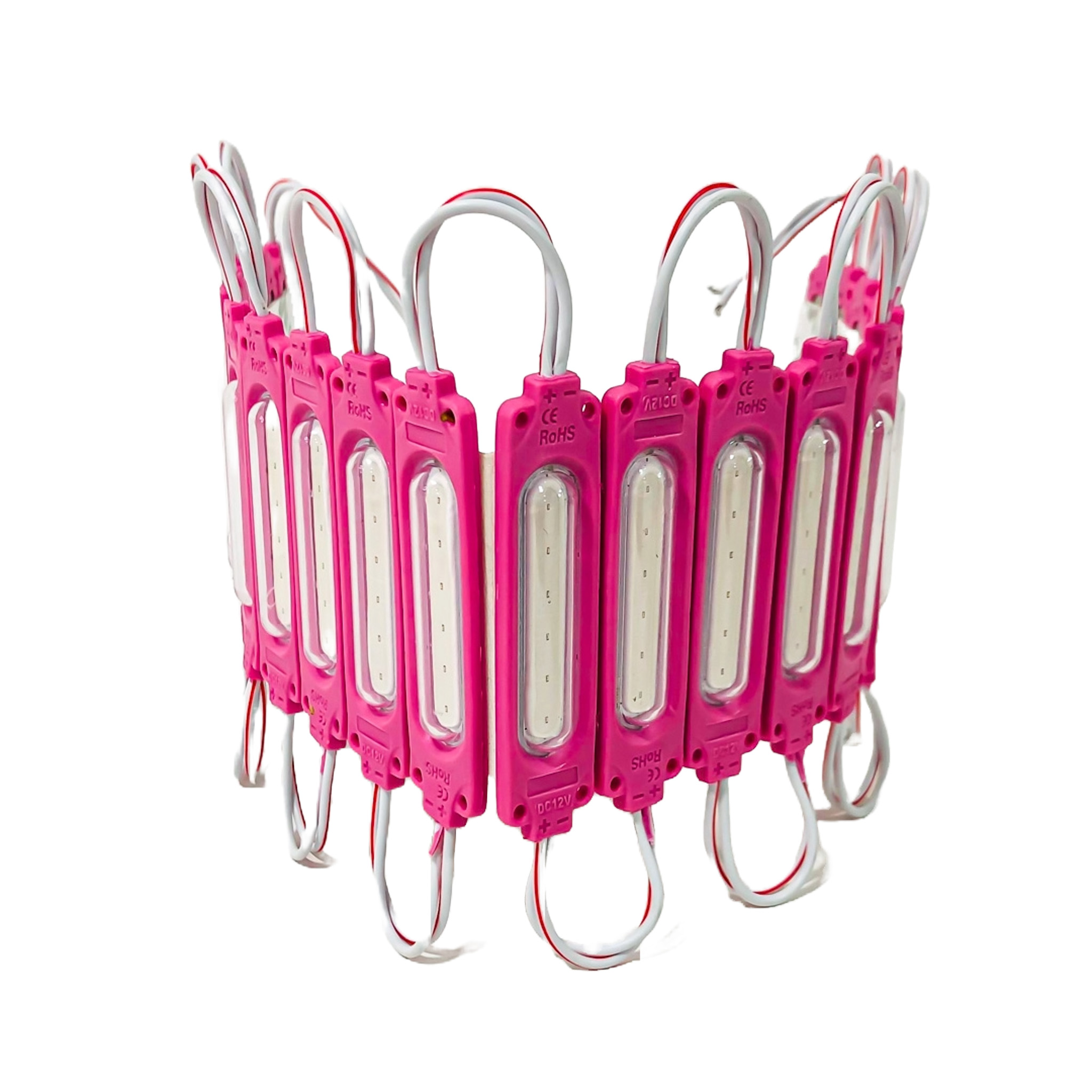 MODULO LED COB PLACA LED COB AUTOADHESIVO 12V COLOR VIOLETA 8,5CM X 2CM CANTIDAD POR CAJA MASTER 2000 - 3