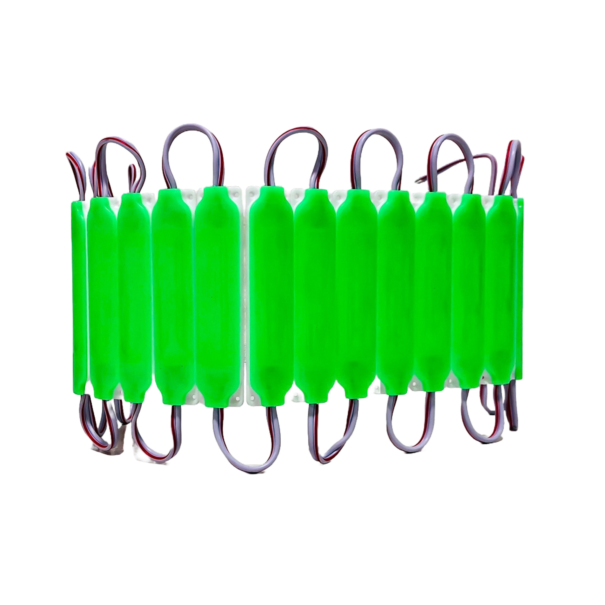MODULO LED COB PLACA LED COB FUME AUTOADHESIVO 12V COLOR VERDE 7CM X 1,5CM - 4
