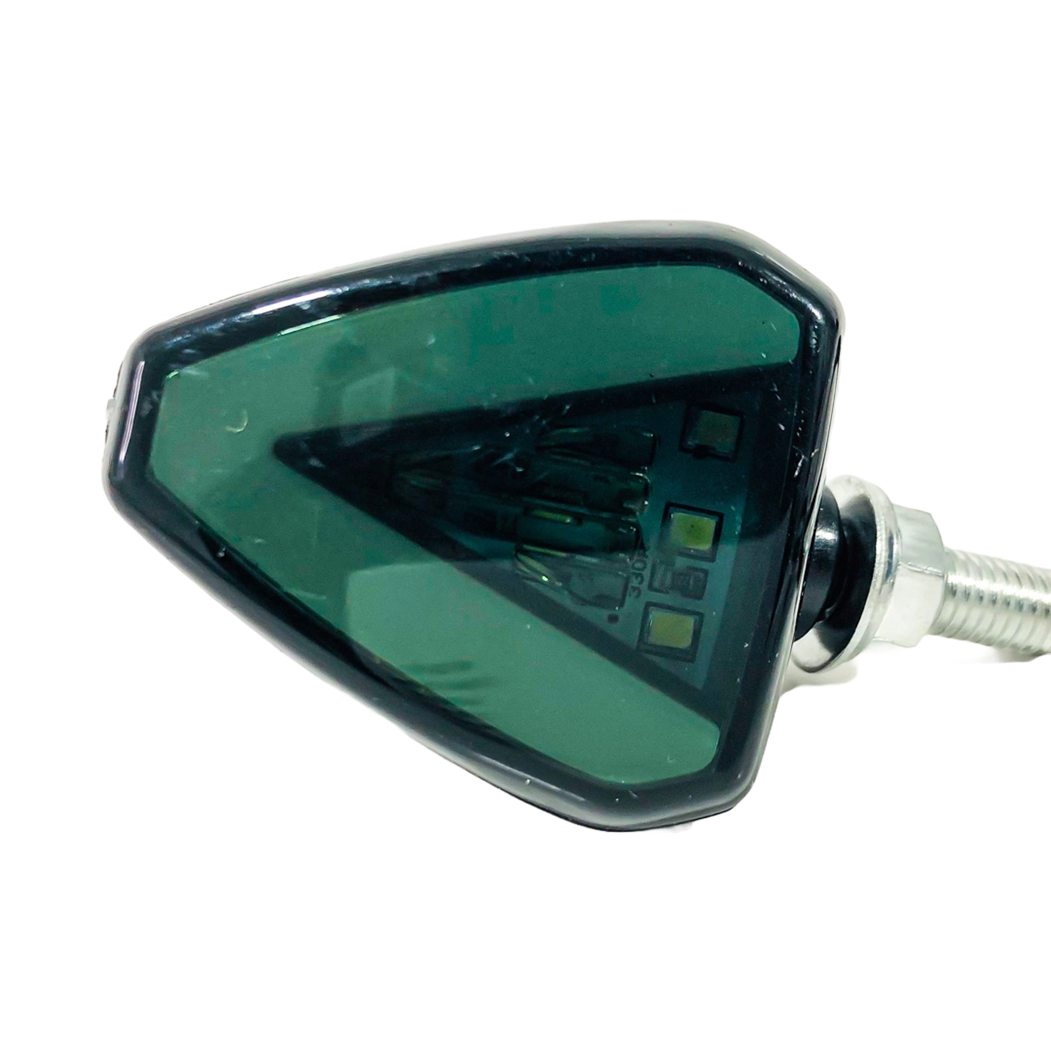 OFF ROAD FARO DE LED UNIVERSAL - LUZ DE GIRO GIRO PARA MOTO CON LUZ LED RUNNING BLANCA Y LUZ DE GIRO AMBAR 12V  - JUEGO DE 2 UNIDADES MEDIDAS 70*38*24 (mm) - 3