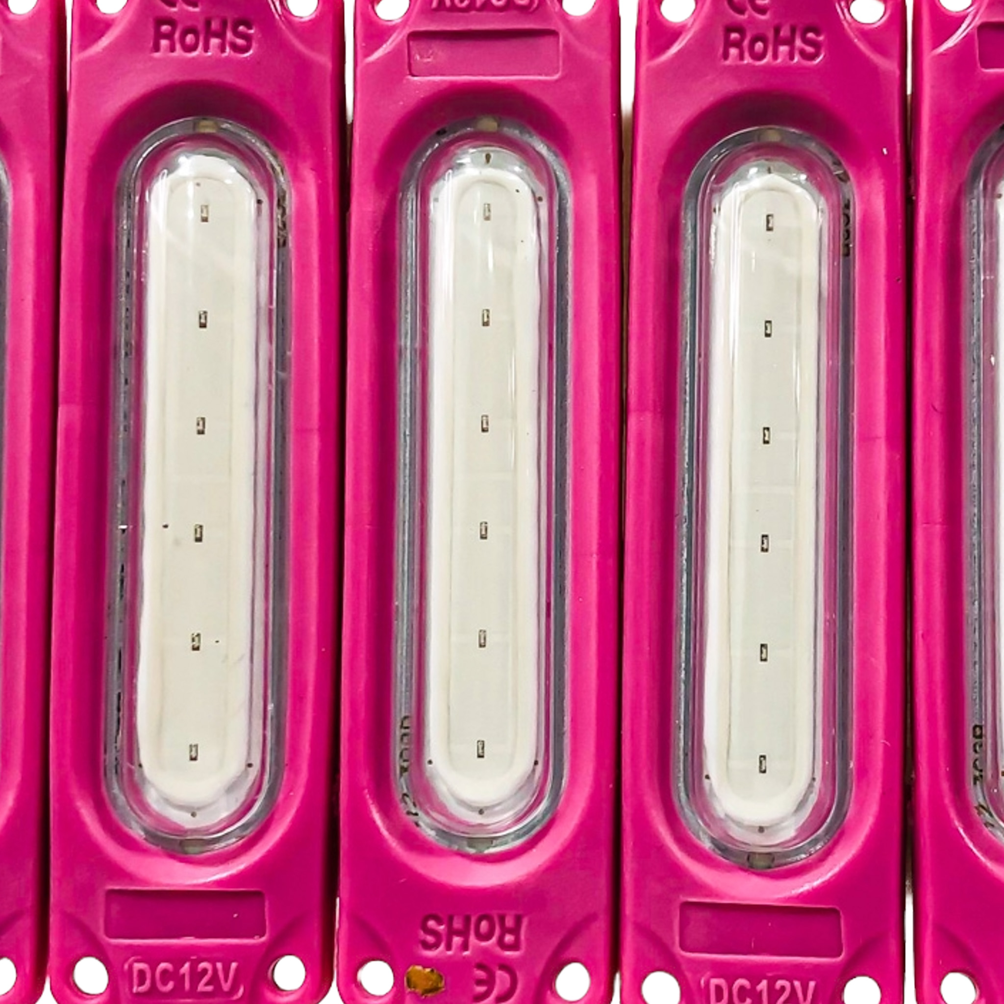 MODULO LED COB PLACA LED COB AUTOADHESIVO 12V COLOR VIOLETA 8,5CM X 2CM CANTIDAD POR CAJA MASTER 2000 - 4