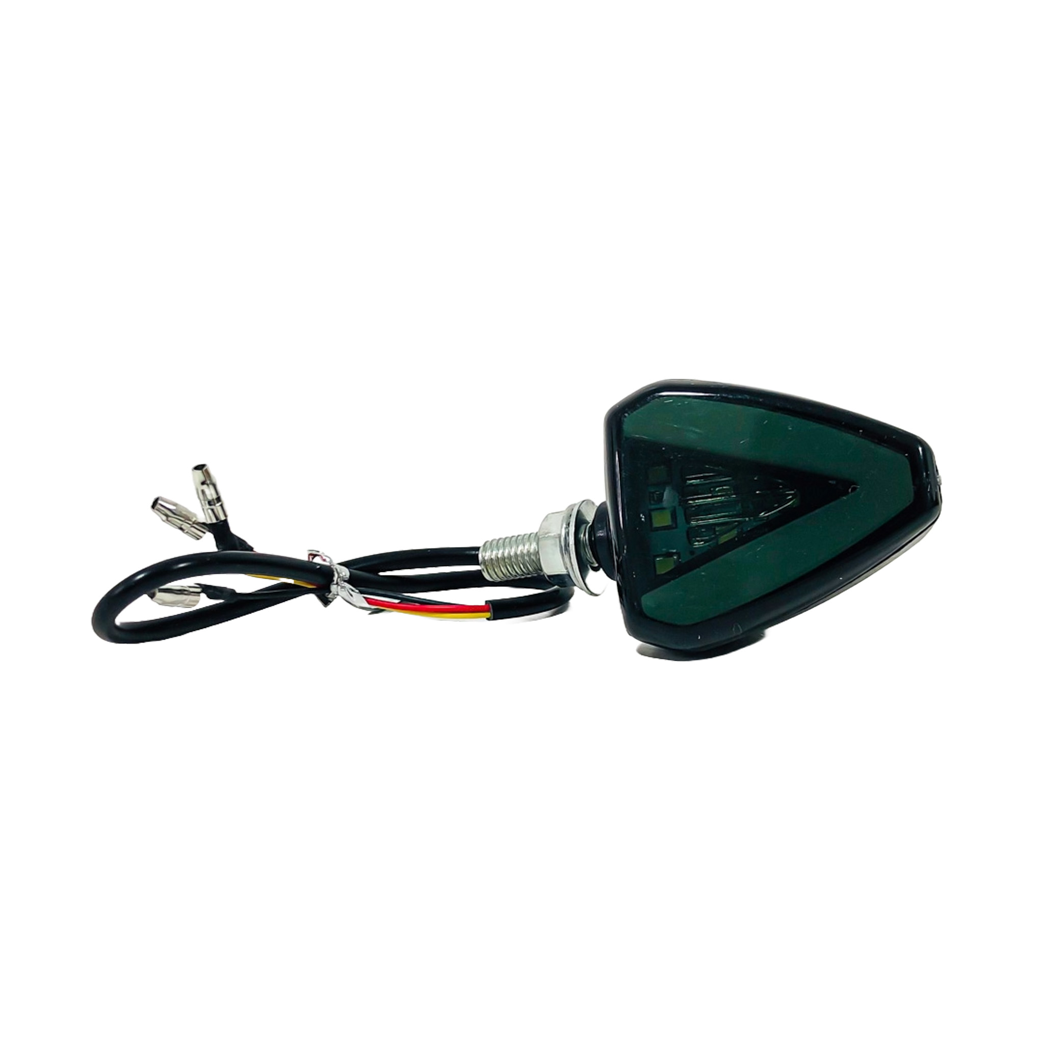 OFF ROAD FARO DE LED UNIVERSAL - LUZ DE GIRO GIRO PARA MOTO CON LUZ LED RUNNING BLANCA Y LUZ DE GIRO AMBAR 12V  - JUEGO DE 2 UNIDADES MEDIDAS 70*38*24 (mm) - 4