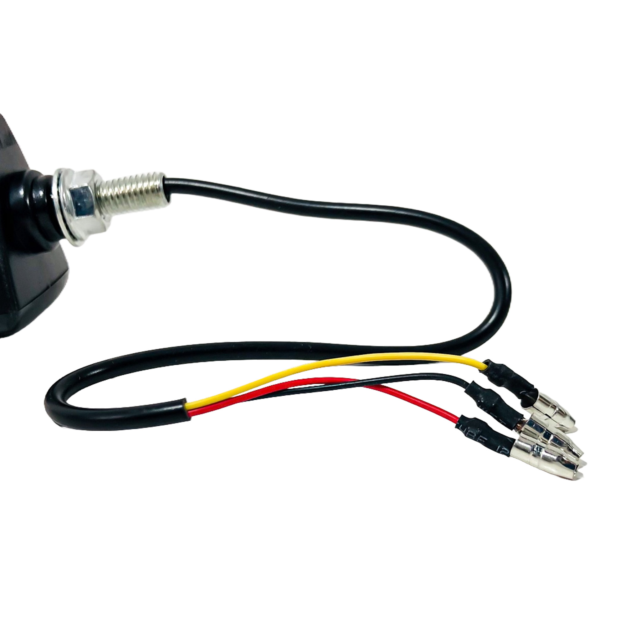 OFF ROAD FARO DE LED UNIVERSAL - LUZ DE GIRO GIRO PARA MOTO CON LUZ LED RUNNING BLANCA Y LUZ DE GIRO AMBAR 12V  - JUEGO DE 2 UNIDADES MEDIDAS 70*38*24 (mm) - 5