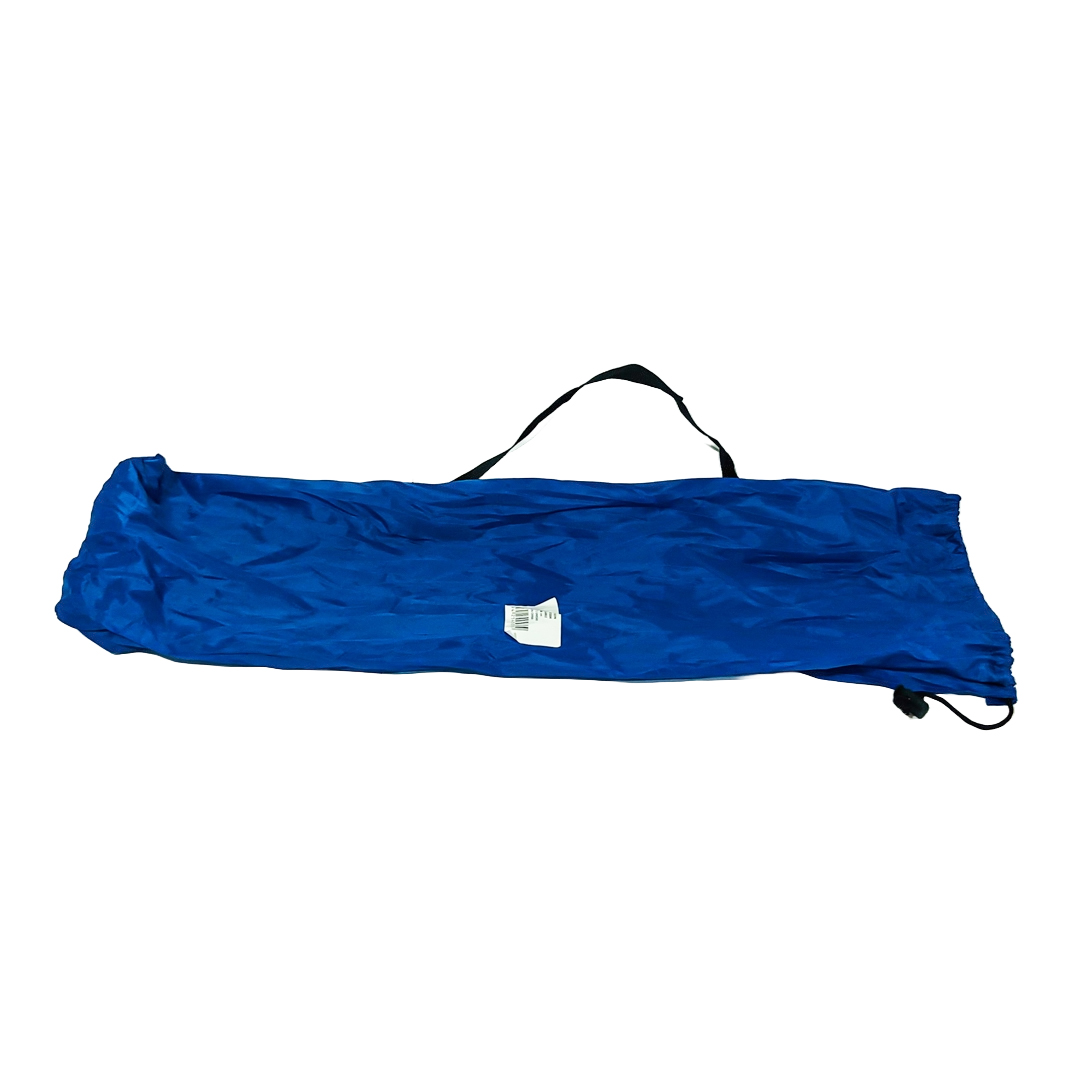 MESA MULTI USO MESA DE TELA PLEGABLE CON PORTAVASOS MEDIDAS 46CM X 46CM X 60CM COLOR AZUL IDEAL CAMPING - PLAYA - 2
