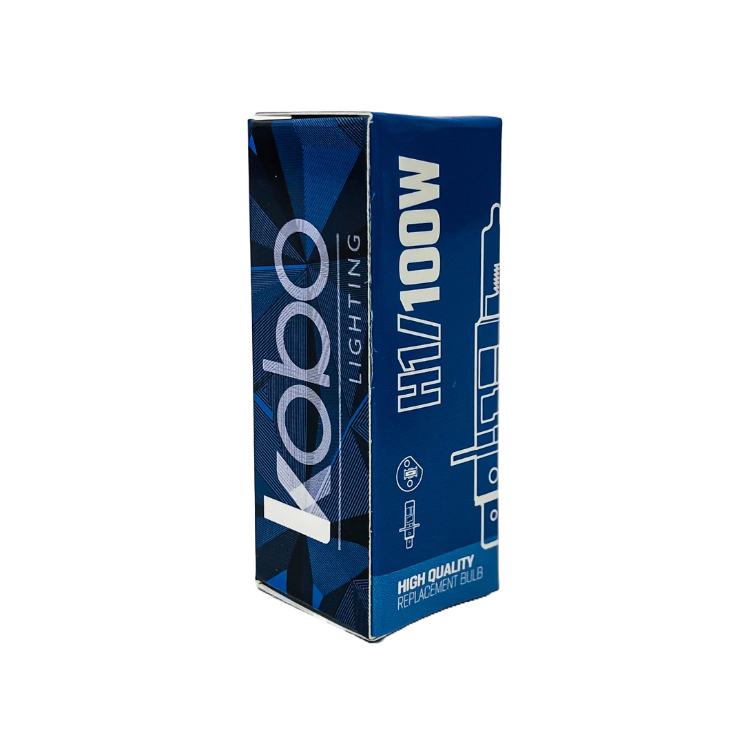 LAMPARA HALOGENA ESTANDAR H1 12V 100W KOBO (CODIGO ANTERIOR: 12454KO) CANTIDAD POR CAJA MASTER 1000 - 5