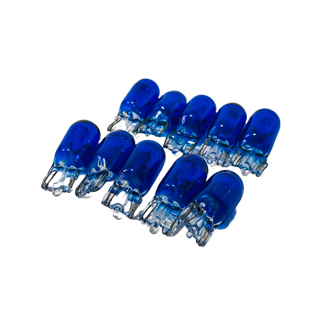 LAMPARAS DE SEÑALIZACION W5W 2821 12V5W AZUL  (CODIGO ANTERIOR: 12961KOBLU) CANTIDAD POR CAJA MASTER 1000 - 4
