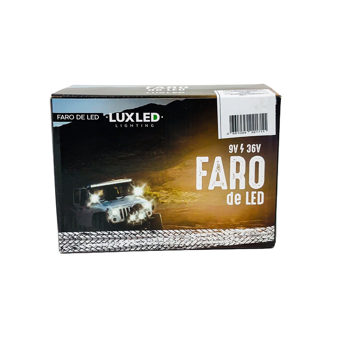 OFF ROAD FARO DE LED FARO LED RECTANGULAR 7' 45 WATTS 4 FUNCIONES. ALTA Y BAJA + DRL BLANCO Y AMBAR - 9
