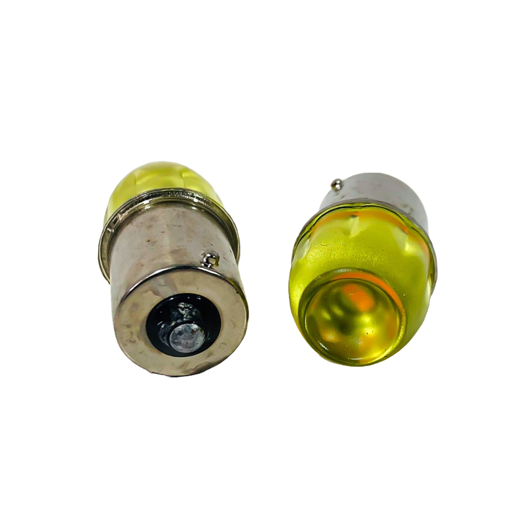 LED SEÑALIZACION CERAMIK BLISTER X 2 67 / 1003 / 1141 - 1156 - P21W LED CERAMIK 5630 AMARILLO 24V CANTIDAD POR CAJA MASTER 600