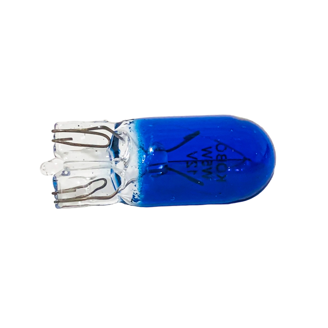 LAMPARAS DE SEÑALIZACION W5W 2821 12V5W AZUL  (CODIGO ANTERIOR: 12961KOBLU) CANTIDAD POR CAJA MASTER 1000 - 5