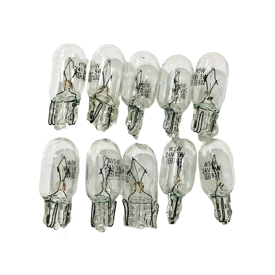 LAMPARAS DE SEÑALIZACION W5W 24V 5W 2821 BLANCA  (CODIGO ANTERIOR: 13961KO) CANTIDAD POR CAJA MASTER 5000 - 4