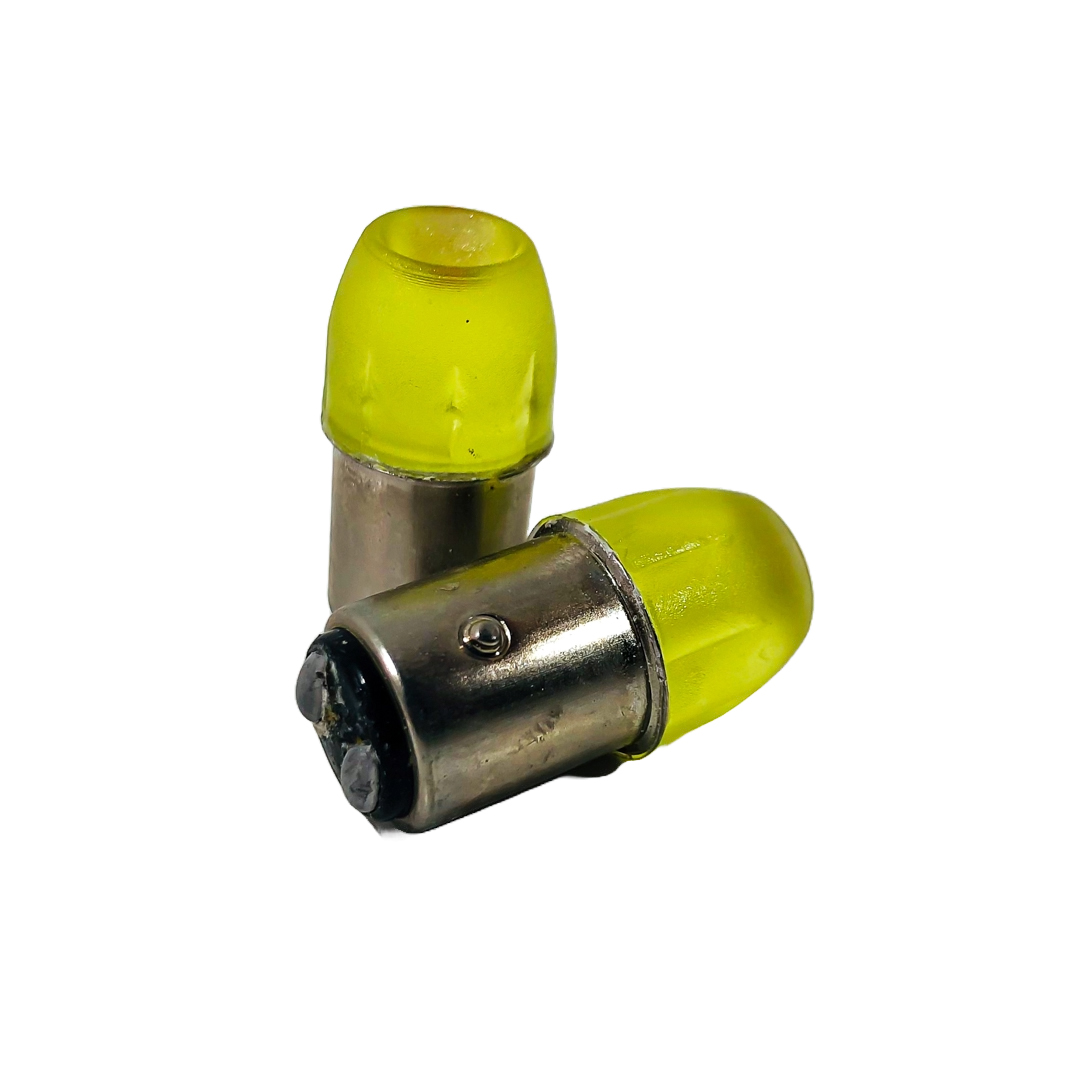 LED SEÑALIZACION CERAMIK BLISTER X 2 - 1034 - 1157 - P21/5W LED CERAMIK 5630   -AMBAR 12V - BLISTER X 2 UNIDADES - 3