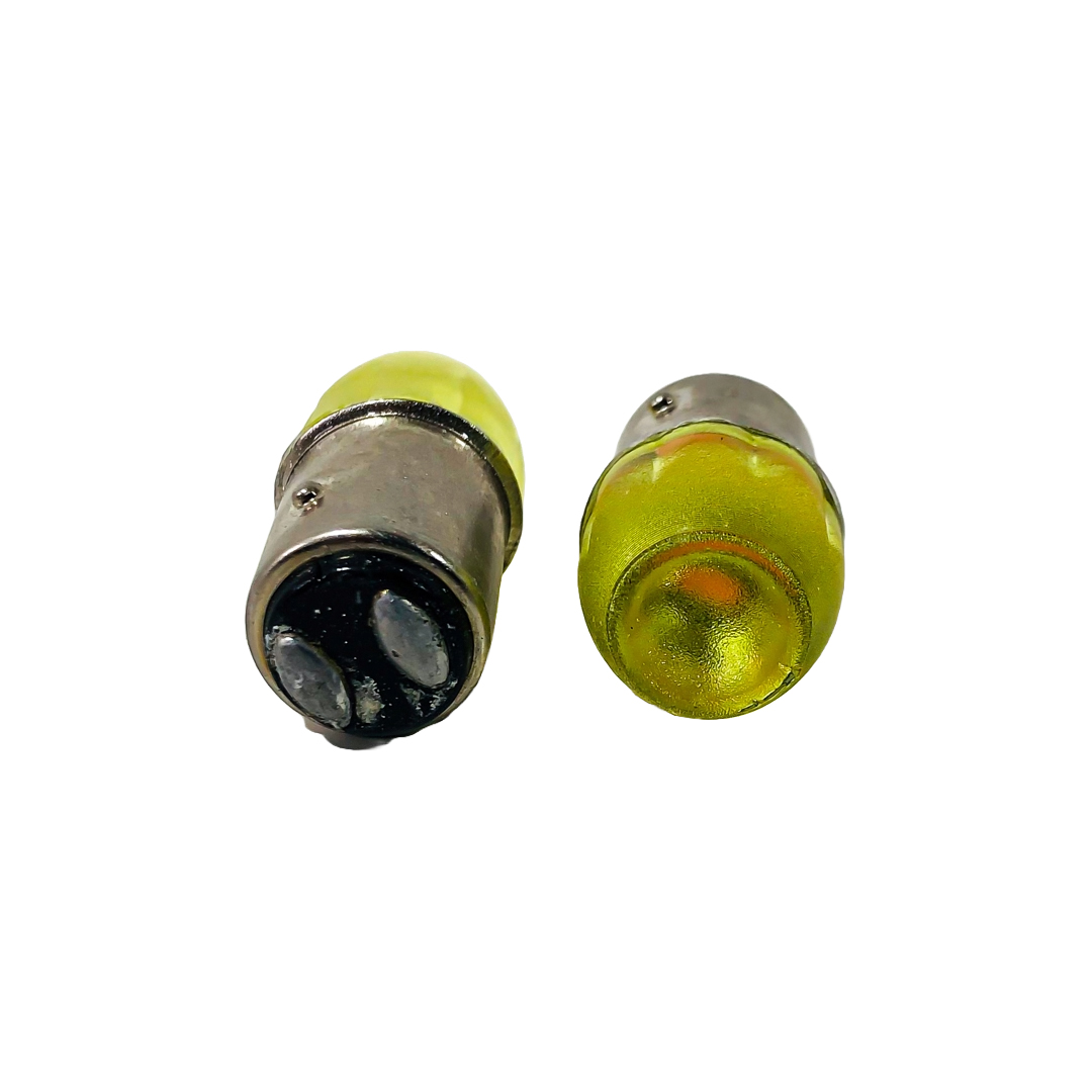 LED SEÑALIZACION CERAMIK BLISTER X 2 - 1034 - 1157 - P21/5W LED CERAMIK 5630   -AMBAR 12V - BLISTER X 2 UNIDADES - 4