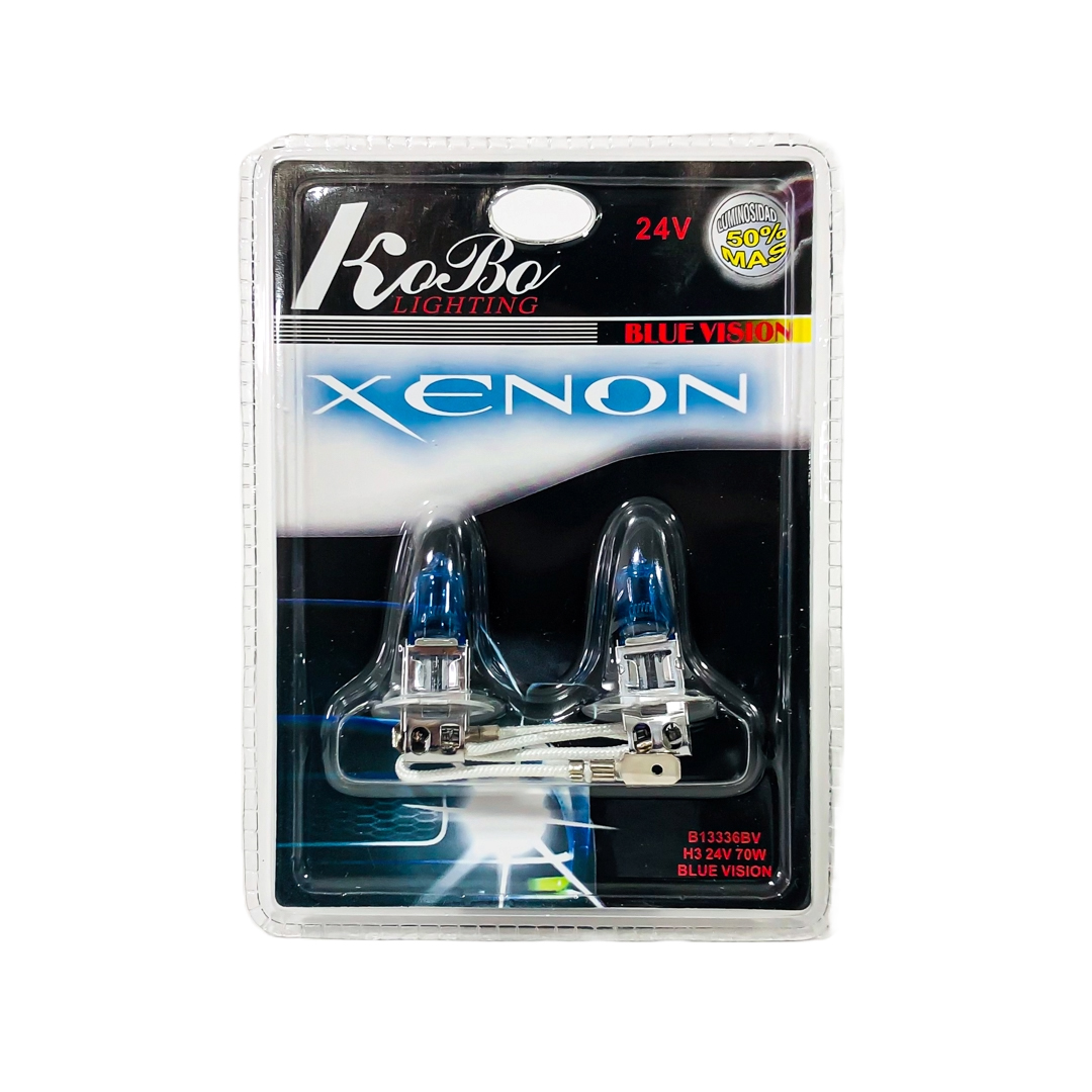 LAMPARA BLUE VISION H3 70W 24V XENON BLUE X BLISTER 2 UNIDADES (CODIGO ANTERIOR: B13336BVIMP) - 5