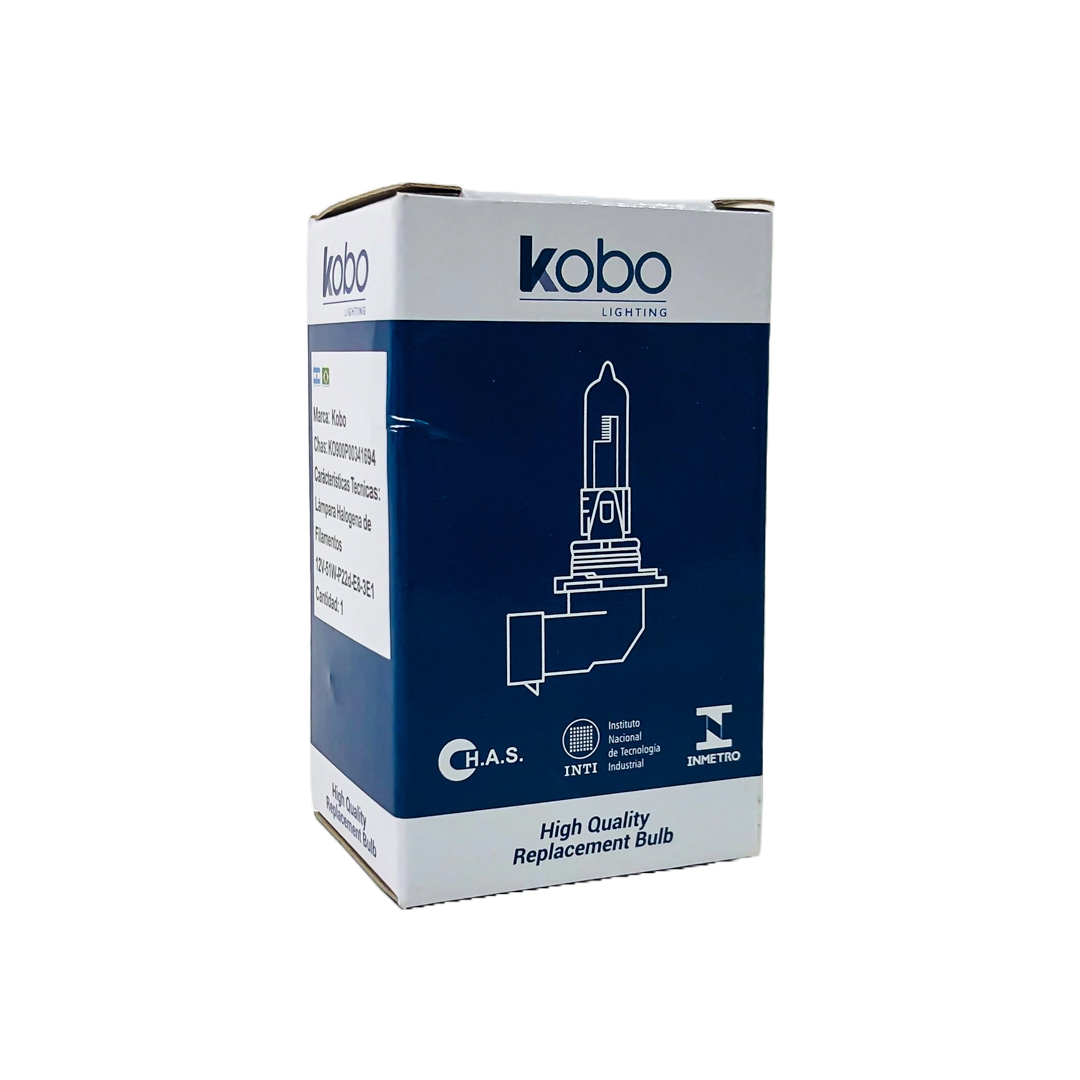 LAMPARA HALOGENA ESTANDAR 9006XS 12V 55W KOBO (CODIGO ANTERIOR: 9006XSKO) - 5