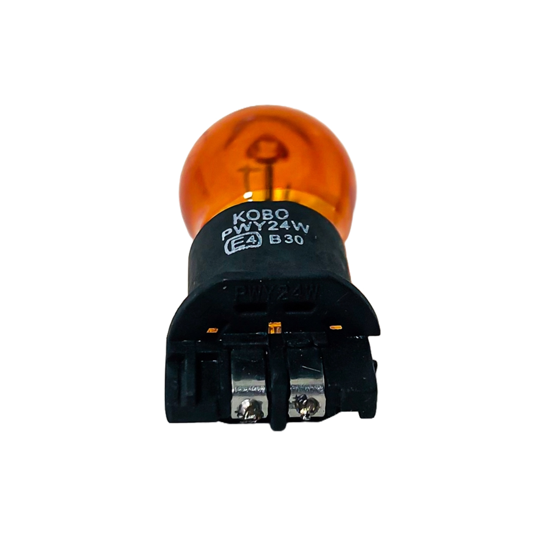 LAMPARA HALOGENA ESTANDAR PWY24W 12V 24W AMBAR (CODIGO ANTERIOR: PWY24W) - 7