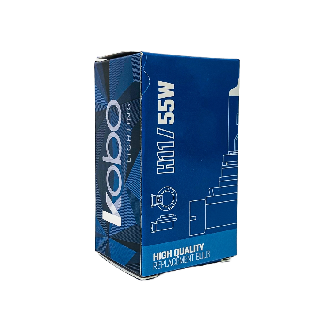 LAMPARA HALOGENA ESTANDAR H11 12V 55W KOBO (CODIGO ANTERIOR: 12362KO) CANTIDAD POR CAJA MASTER 250 - 5