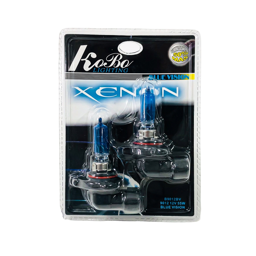 LAMPARA BLUE VISION 9012 HIR2 12V 55W SCHOTT XENON BLUE BLISTER X 2 UNIDADES (CODIGO ANTERIOR: B9012BVIM) - 8
