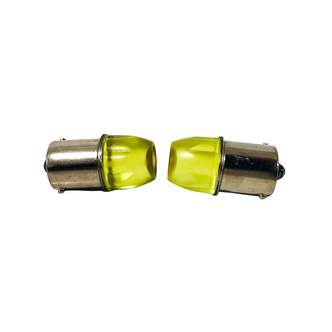 LED SEÑALIZACION CERAMIK BLISTER X 2 67 / 1003 / 1141 - 1156 - P21W LED CERAMIK 5630 AMARILLO 24V   CANTIDAD POR CAJA MASTER 600 - 3