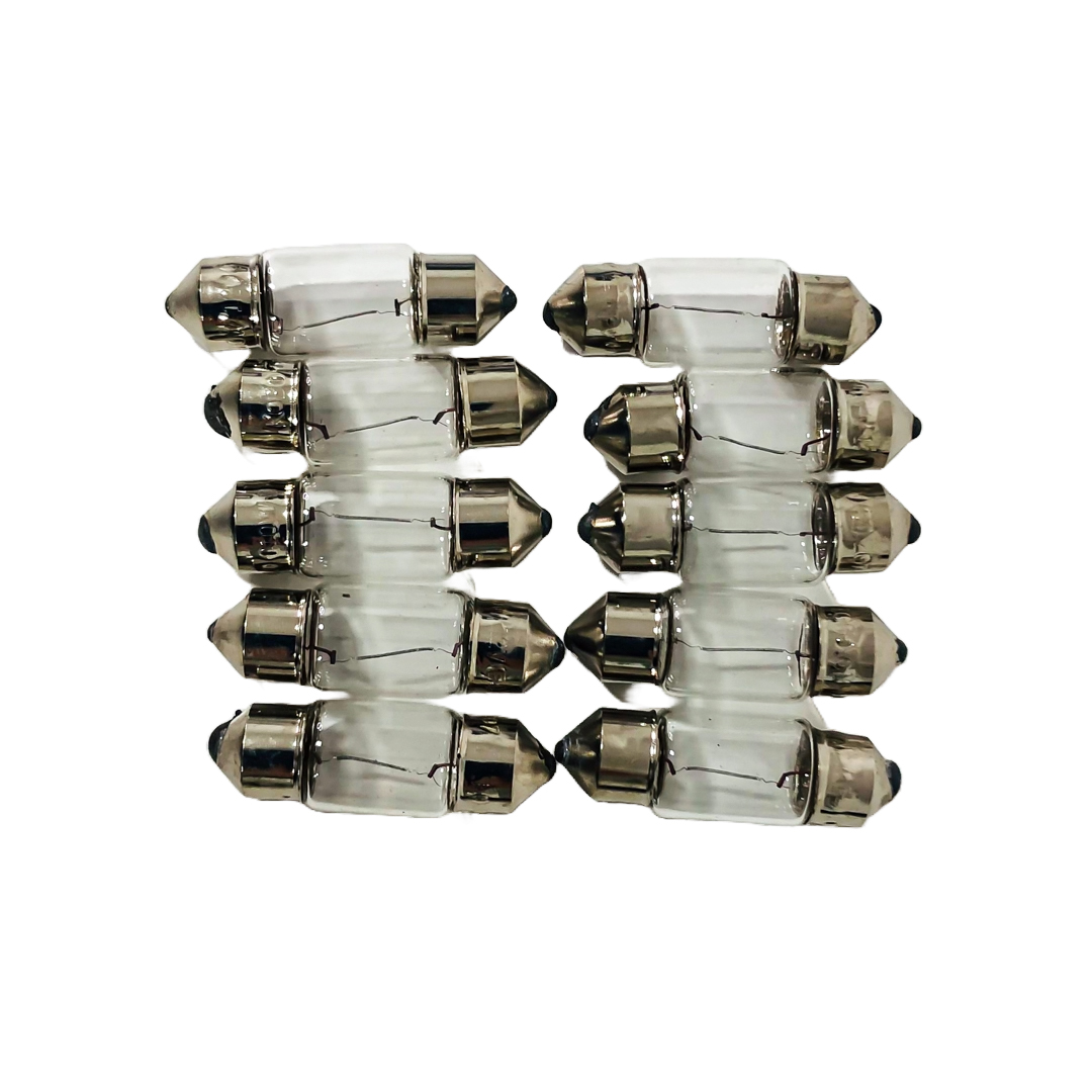 LAMPARA DE SEÑALIZACION C10W TUBULAR 12V 10W 1131MM E4 207 CANTIDAD POR CAJA MASTER 5000 - 6