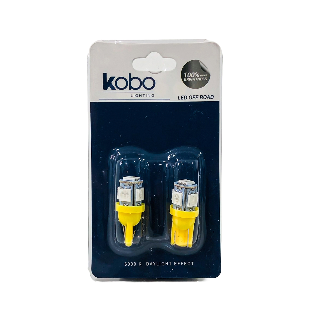LED SEÑALIZACION SMD BLISTER X 2 - 2821 - T10 - W5W 5 SMD 5050 SMD - AMARILLO 24V- BLISTER X 2 UNIDADES CANTIDAD POR CAJA MASTER 1500 - 4