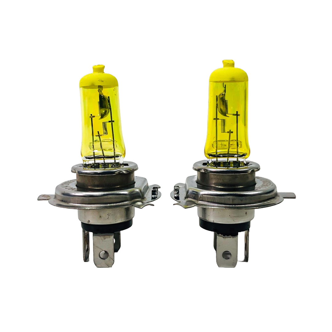 LAMPARA HALOGENA COLOURS BLISTER COLOURS H4 12V 60/55W  X 2 YELLOW VISION  (CODIGO ANTERIOR: 12342YEW) CANTIDAD POR CAJA MASTER 100 - 7