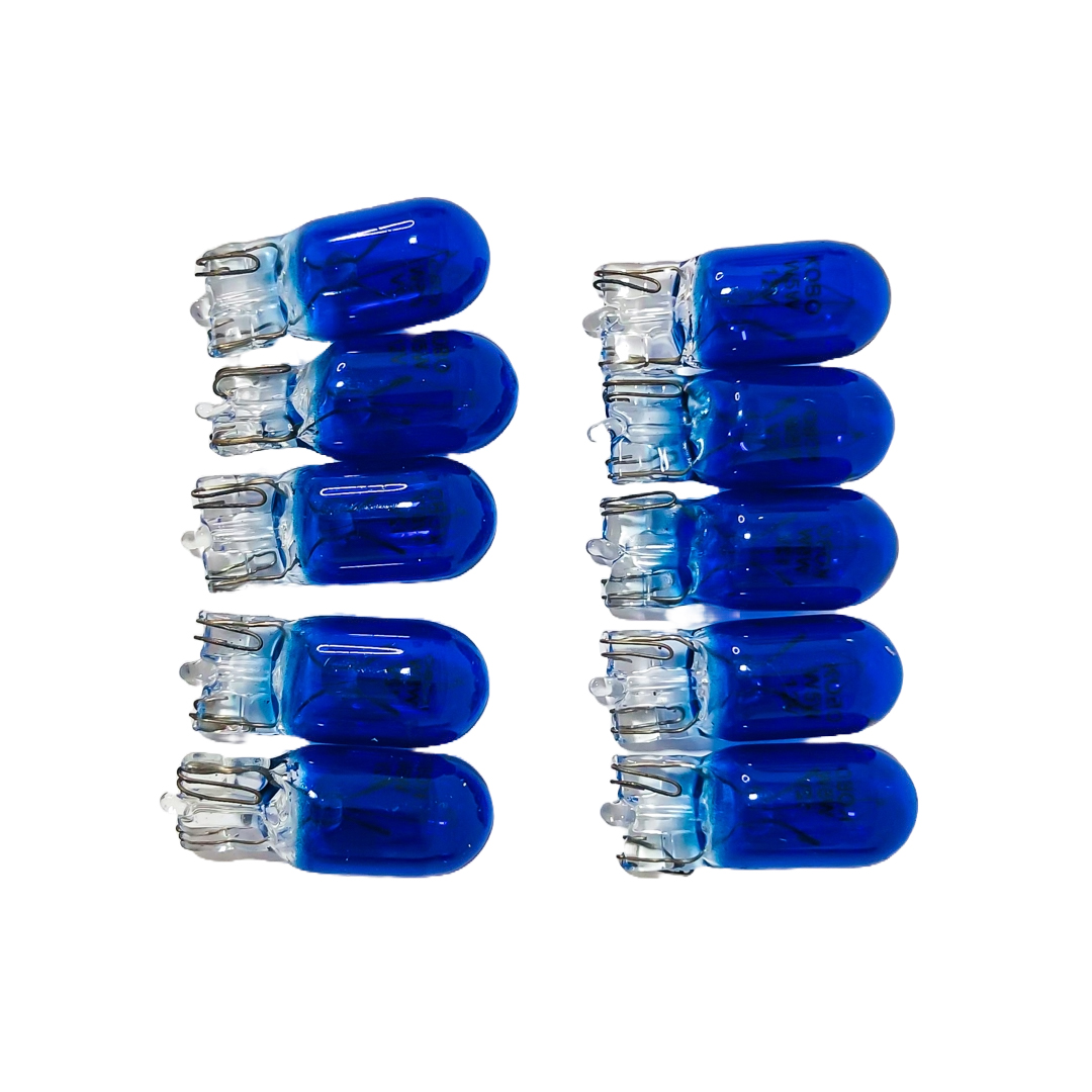 LAMPARAS DE SEÑALIZACION W5W 2821 12V5W AZUL  (CODIGO ANTERIOR: 12961KOBLU) CANTIDAD POR CAJA MASTER 1000 - 6