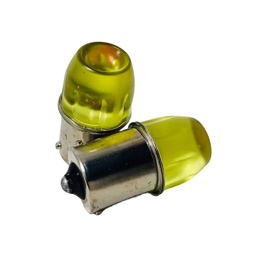 LED SEÑALIZACION CERAMIK BLISTER X 2 67 / 1003 / 1141 - 1156 - P21W LED CERAMIK 5630 AMARILLO 24V   CANTIDAD POR CAJA MASTER 600 - 4