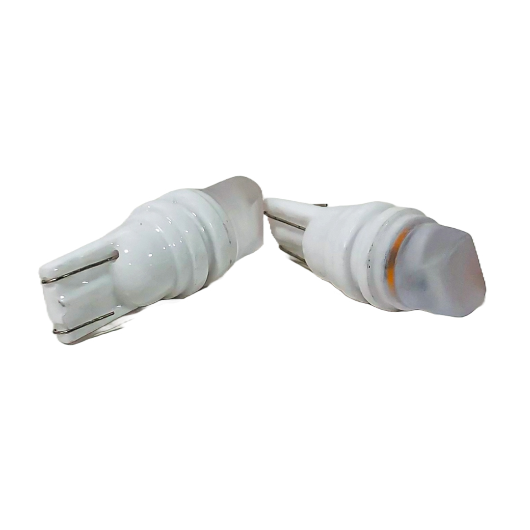 LED SEÑALIZACION CERAMIK BLISTER X 2 2821 - T10 - W5W LED CERAMIK 2835 AMBAR 12V BLISTER X 2 UNIDADES - 6
