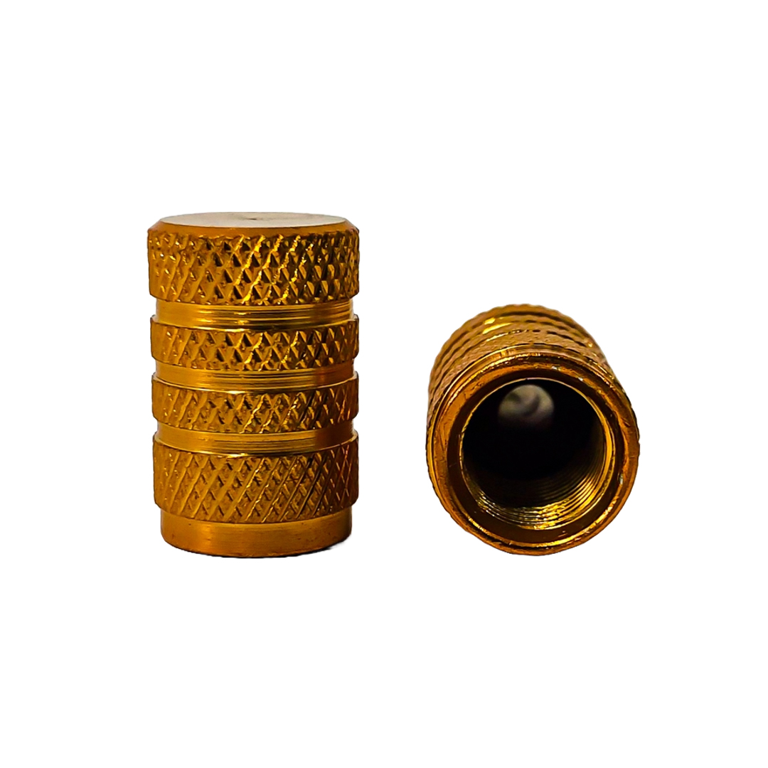 JUEGO DE TAPITAS DE VALVULA TUNNING SET X 4 PCS TUNNING  DORADAS - 3