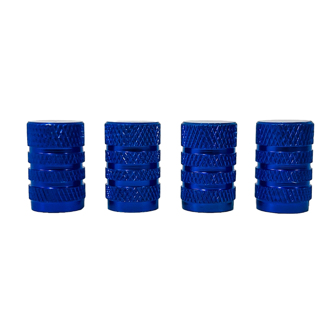 JUEGO DE TAPITAS DE VALVULA TUNNING SET X 4 PCS TUNNING AZULES