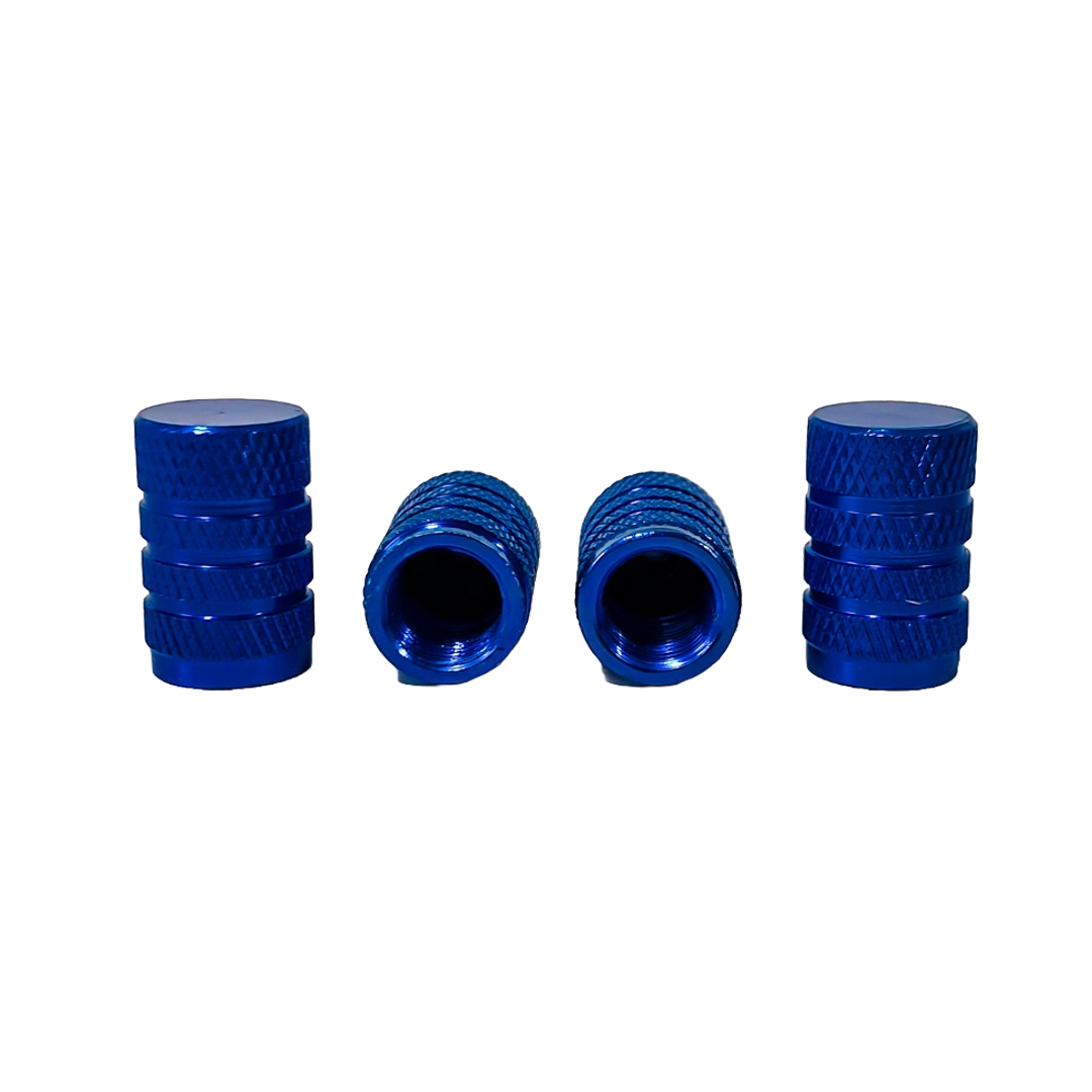 JUEGO DE TAPITAS DE VALVULA TUNNING SET X 4 PCS TUNNING  AZULES - 2