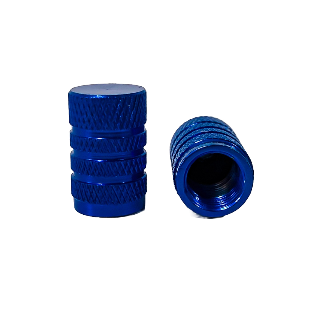 JUEGO DE TAPITAS DE VALVULA TUNNING SET X 4 PCS TUNNING  AZULES - 4