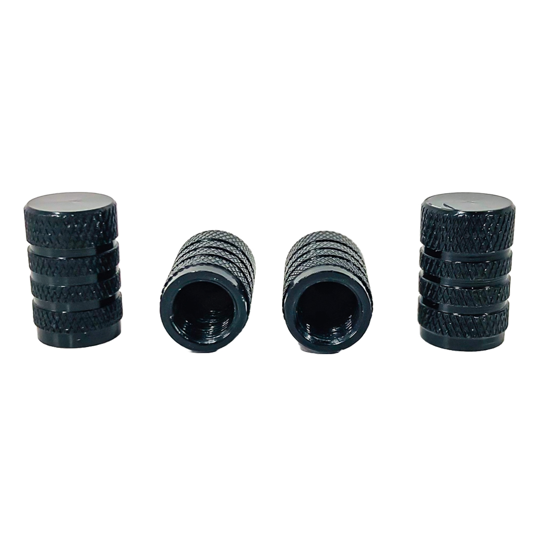JUEGO DE TAPITAS DE VALVULA TUNNING SET X 4 PCS TUNNING  NEGRAS - 2