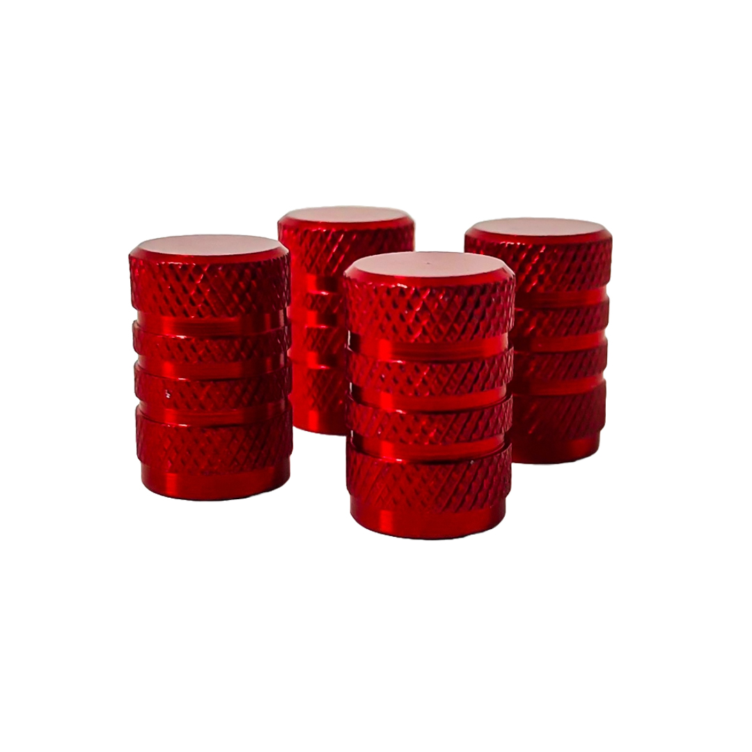 JUEGO DE TAPITAS DE VALVULA TUNNING SET X 4 PCS TUNNING  ROJAS - 3