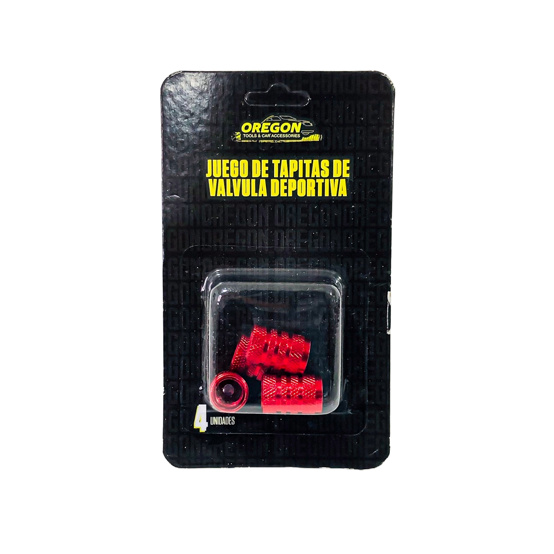JUEGO DE TAPITAS DE VALVULA TUNNING SET X 4 PCS TUNNING  ROJAS - 5