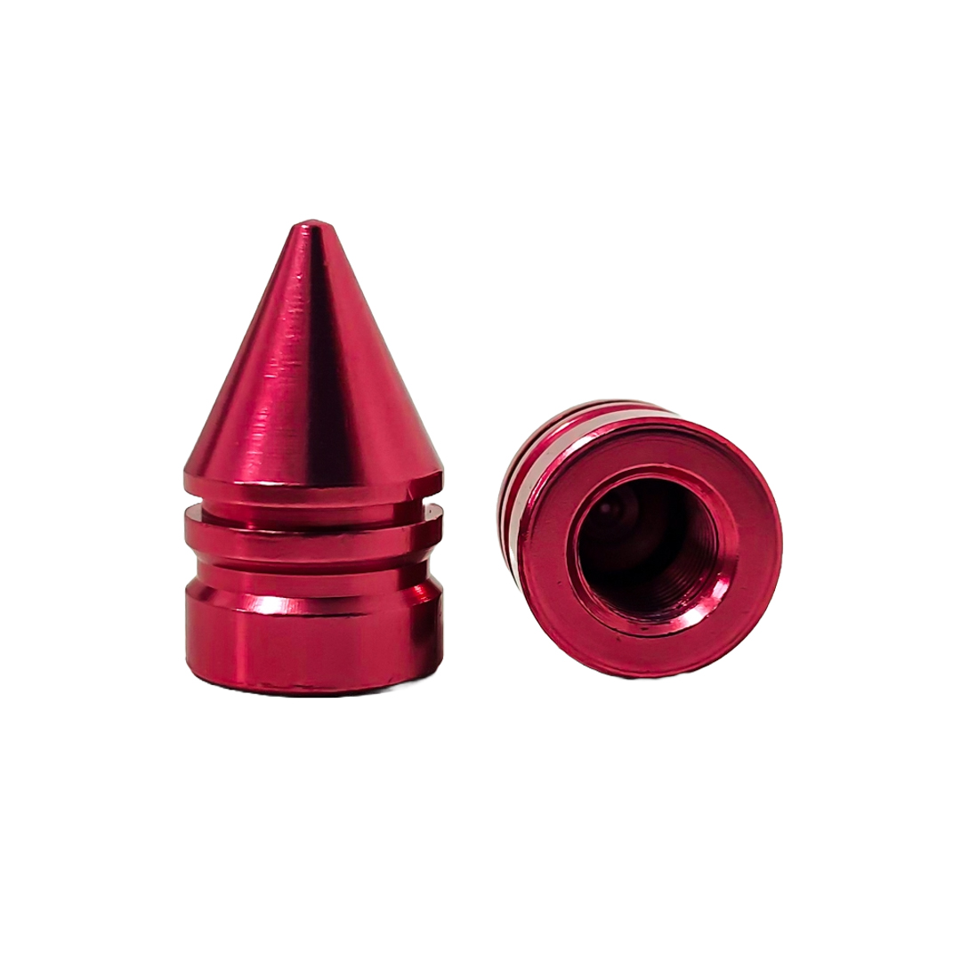 JUEGO DE TAPITAS DE VALVULA TUNNING SET X 4 PCS BALA ROSAS - 6