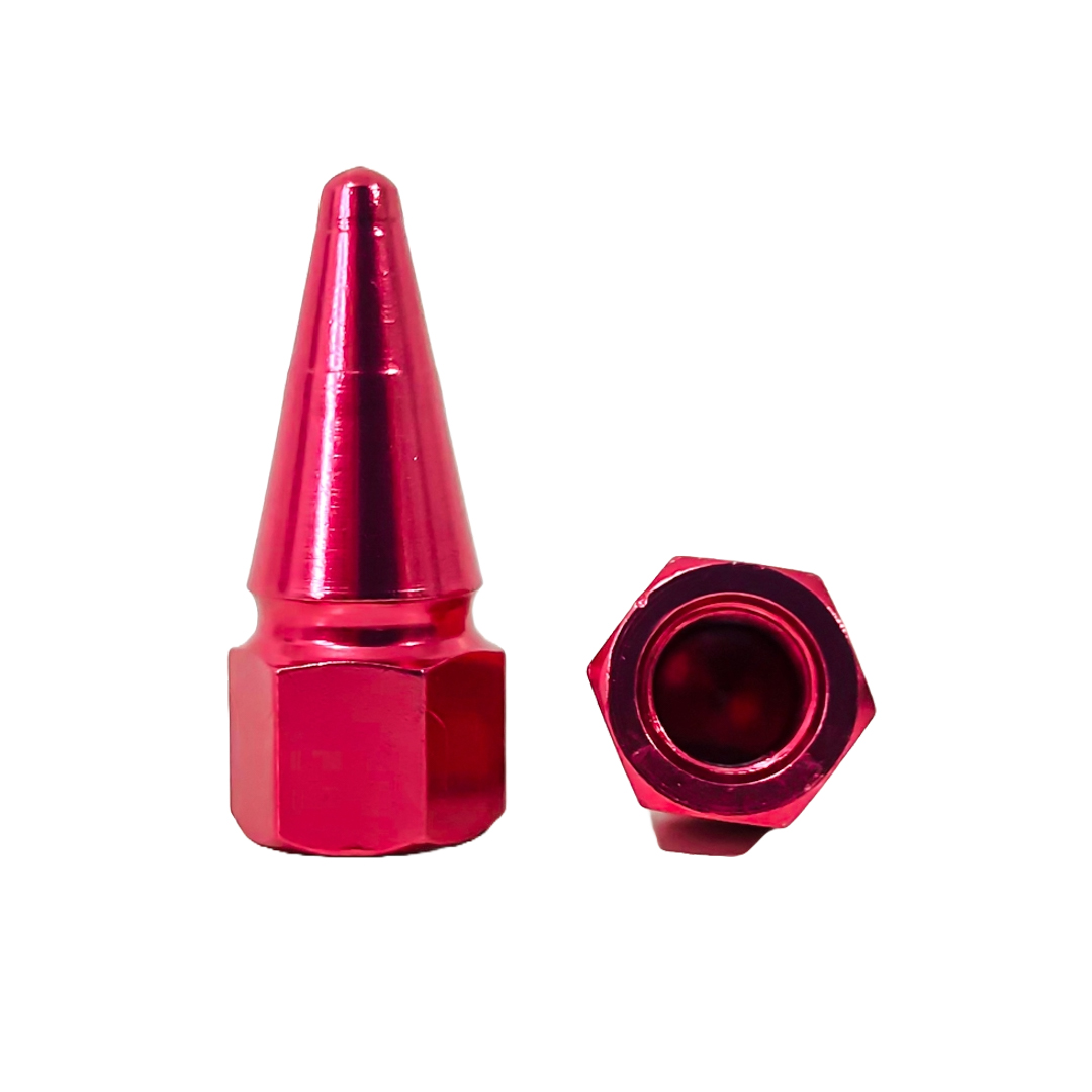 JUEGO DE TAPITAS DE VALVULA TUNNING SET X 4 PCS FLECHA ROSAS - 5