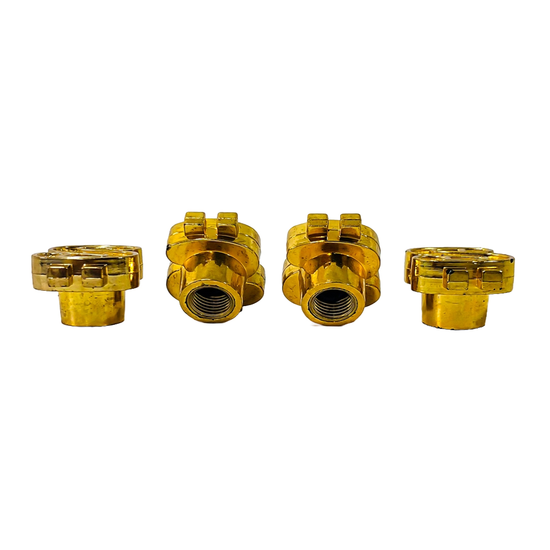 JUEGO DE TAPITAS DE VALVULA TUNNING SET X 4 PCS DOLAR DORADAS - 4