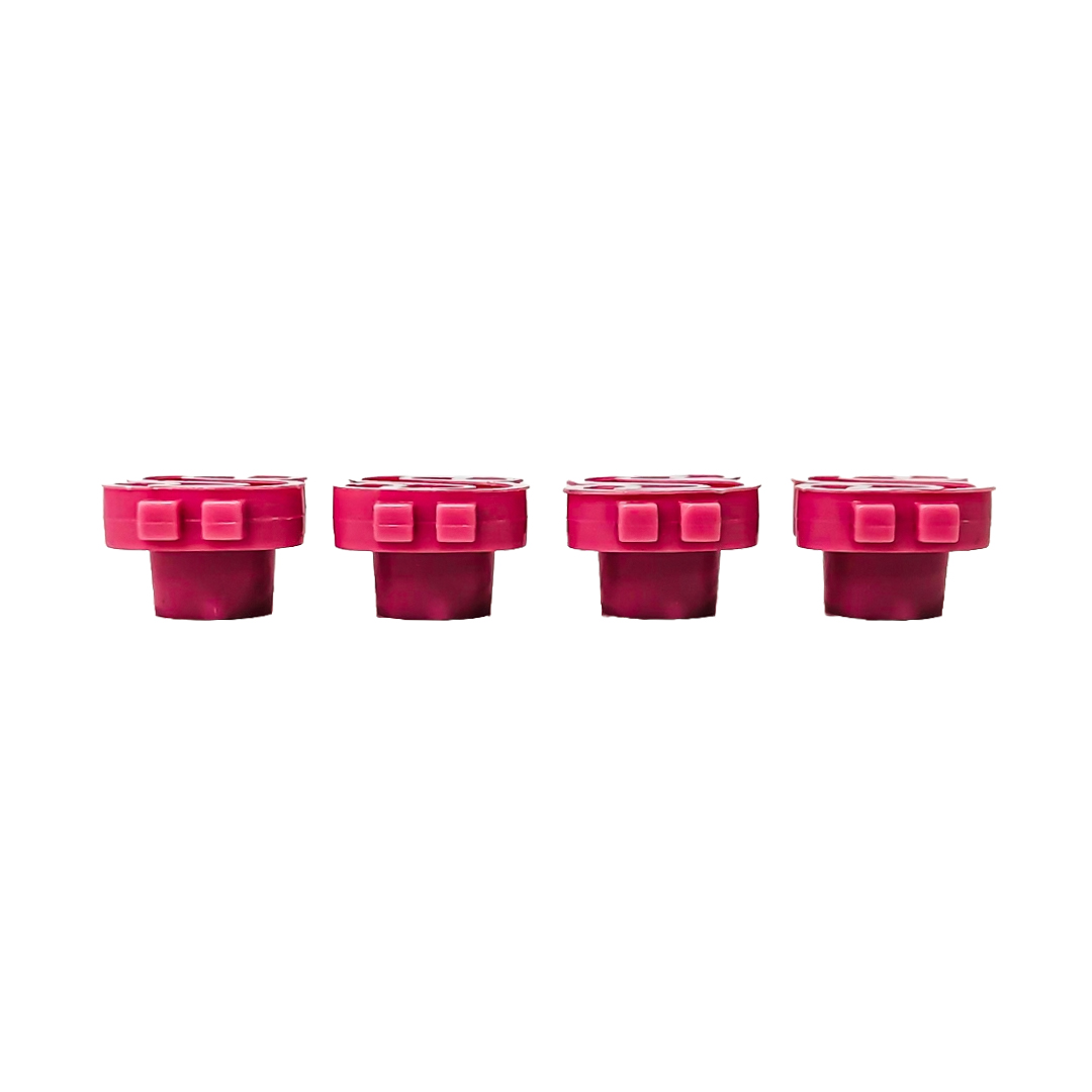 JUEGO DE TAPITAS DE VALVULA TUNNING SET X 4 PCS DOLAR ROSAS - 3