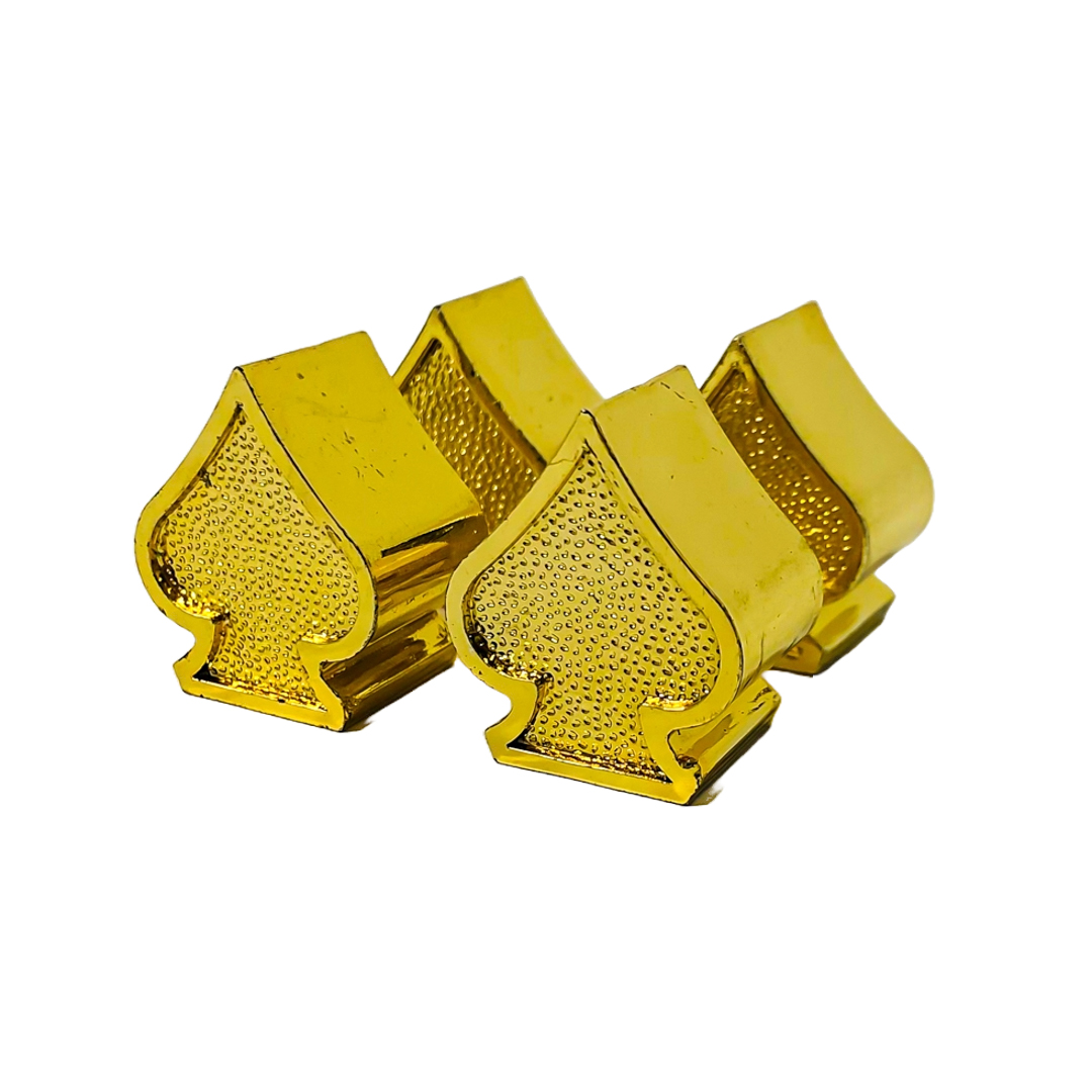 JUEGO DE TAPITAS DE VALVULA TUNNING SET X 4 PCS PICS POKER DORADAS - 5