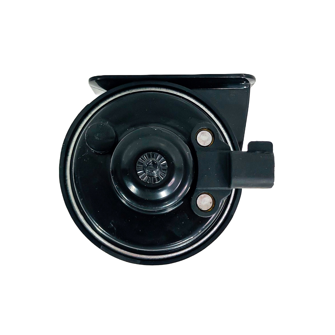 BOCINA TIPO KLAXON CARACOL FICHA TIPO FORO MODELOS NUEVOS VOLTAJE 12V ENVASE POR JUEGO DIAMETRO 80MM - 7