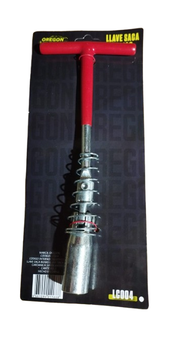 LLAVE SACA BUJIAS LLAVE SACA BUJIAS CARDANICA 16MM ROJO UNIVERSAL CANTIDAD POR CAJA MASTER 50