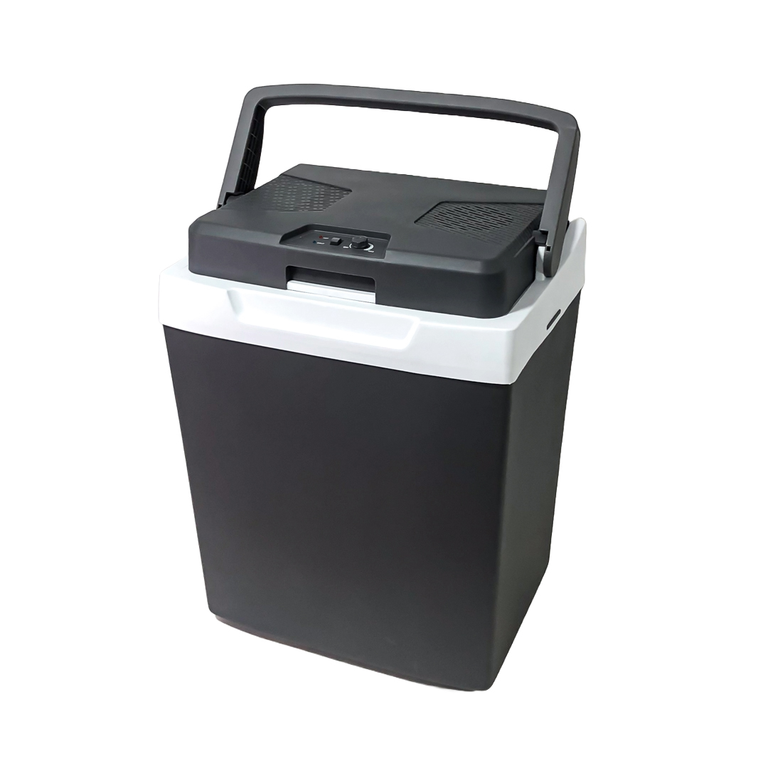 HELADERA 12V VOLUME: 29L
POWER: 34-55W
COOLING PERFERMANCE: 13°C~18°C BELOW AMBIENT TEMPERATURE
WARMING PERFORMANCE: 50°C-65°C BY THE HEATER
VOLTAGE: DC12-24V 
COOLING: 42W WARMING: 34W
MAIN MATERIAL: PP
INSULATION: EPS FOAM
WITH CE, ROHS - 2
