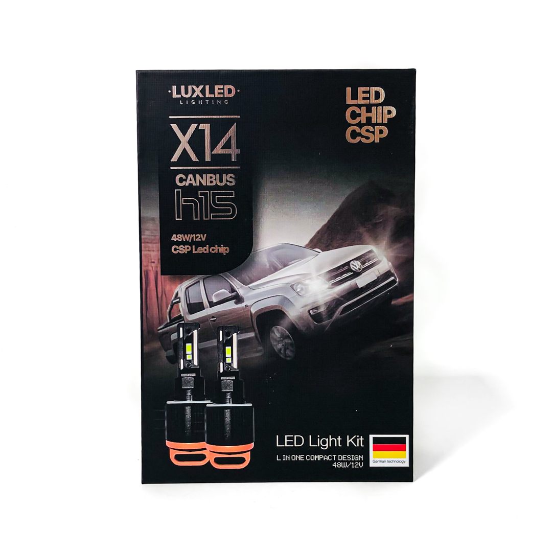 OFF ROAD KIT DE LED CSP H15 CANBUS 48 WATTS CHIP CSP FORD RANGER - VW AMAROK CON DISENO COMPACTO FICHA NARANJA INCORPORADA - 5