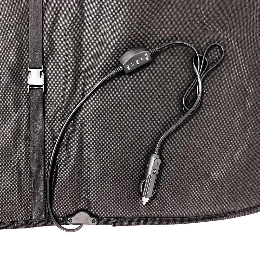 RESPALDO ACOLCHONADO CON CALEFACCION INCLUIDA CONEXION TOMA 12V 95 X 45 CM - 4